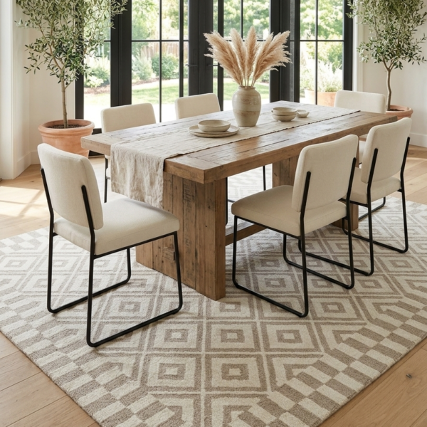Diamond Weave Heritage Hand Tufted Wool Rug