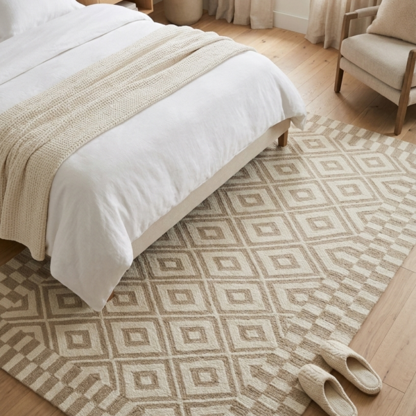 Diamond Weave Heritage Hand Tufted Wool Rug