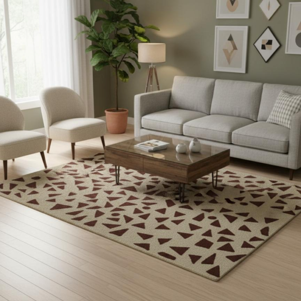 Terra Scatter Hand Tufted Wool Rug