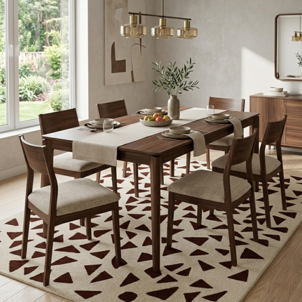Terra Scatter Hand Tufted Wool Rug