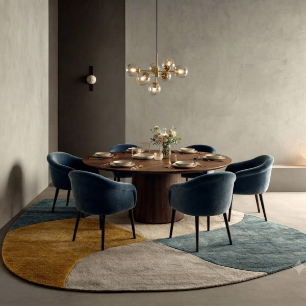 Modern Abstract Geometric Area Rug