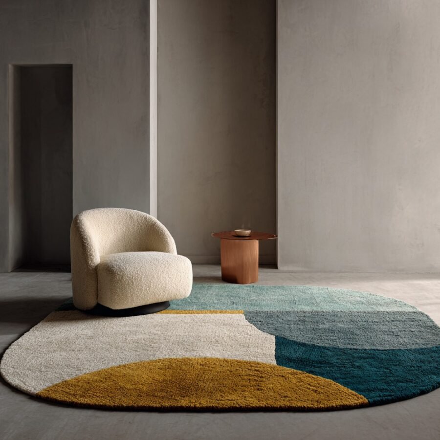 Modern Abstract Geometric Area Rug