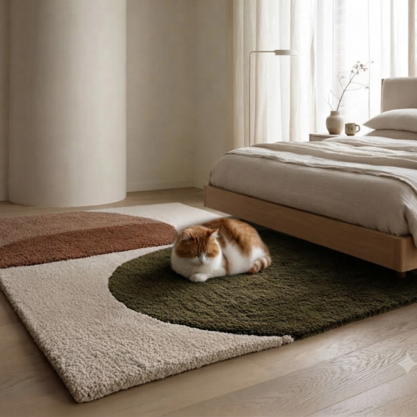 Netyex Modern Abstract Geometric Area Rug