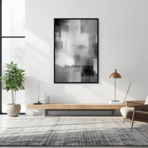 Abstract Patterned Wall Hanging Rug