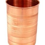 Copper Jug Pitcher with Glasses