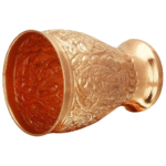 Embossed Mango Glass Copper Tumbler