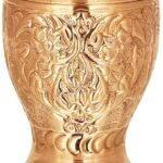 Embossed Mango Glass Copper Tumbler