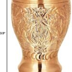 Embossed Mango Glass Copper Tumbler