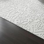 Hand Tufted Floral Persian Decorative White Modern Flower Pattern Area Rugs