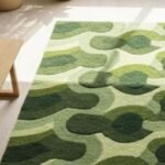 Modern Green Forest Hand Tufted Wool Area Rug