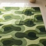 Modern Green Forest Hand Tufted Wool Area Rug