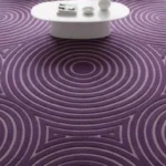 Modern Purple Abstract Hand Tufted Wool Rugs