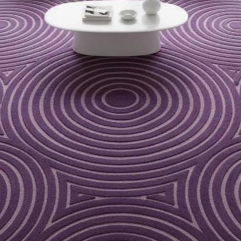 Modern Purple Abstract Hand Tufted Wool Rugs