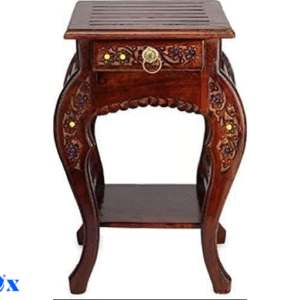 Natural Wood Side Table Wooden Stool