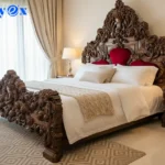 Royal King Size Wooden Carved Bedroom Set