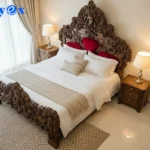 Royal King Size Wooden Carved Bedroom Set