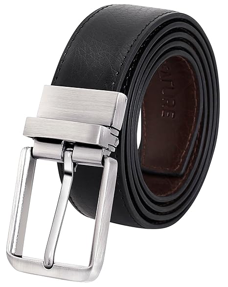 Reversible Pu-Leather Formal Belt For Men