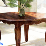 Sheesham Wood Round Coffee Table
