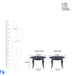 Sheesham Wood Round Coffee Table