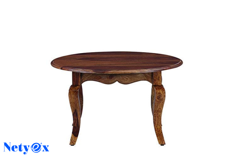 Sheesham Wood Round Coffee Table