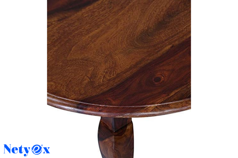 Sheesham Wood Round Coffee Table