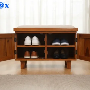 Solid Sheesham (Indian Rosewood) Wood Furniture Shoes Rack