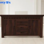 Solid Sheesham Wood Wooden Cabinet Sideboard