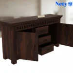 Solid Sheesham Wood Wooden Cabinet Sideboard