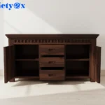 Solid Sheesham Wood Wooden Cabinet Sideboard