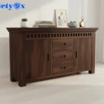Solid Sheesham Wood Wooden Cabinet Sideboard