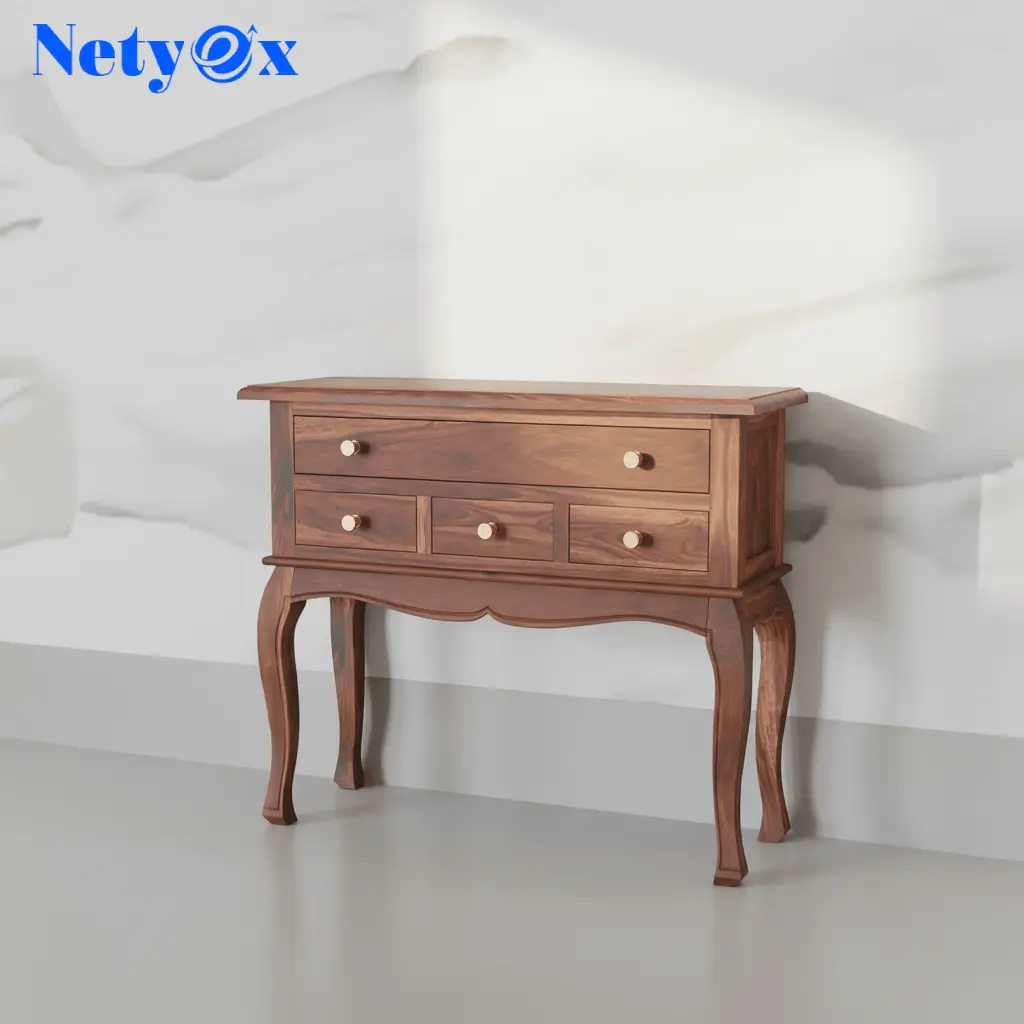 Wooden Console Table for Living Room