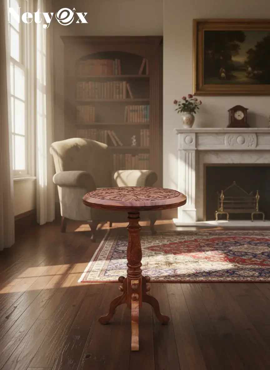 Wooden Foldable Side Table