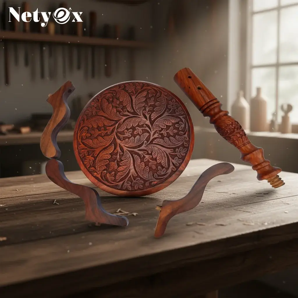 Wooden Foldable Side Table