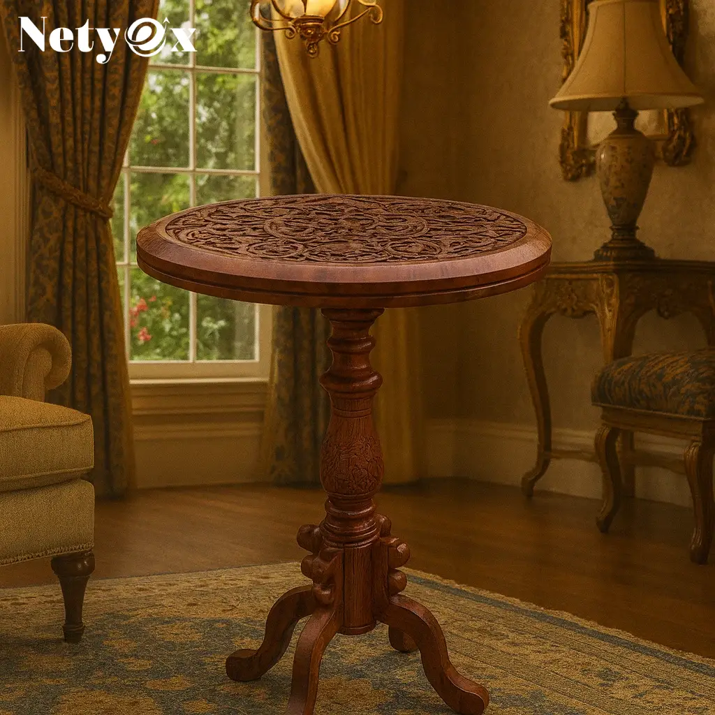 Wooden Foldable Side Table