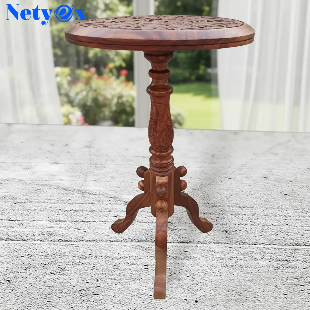 Wooden Foldable Side Table