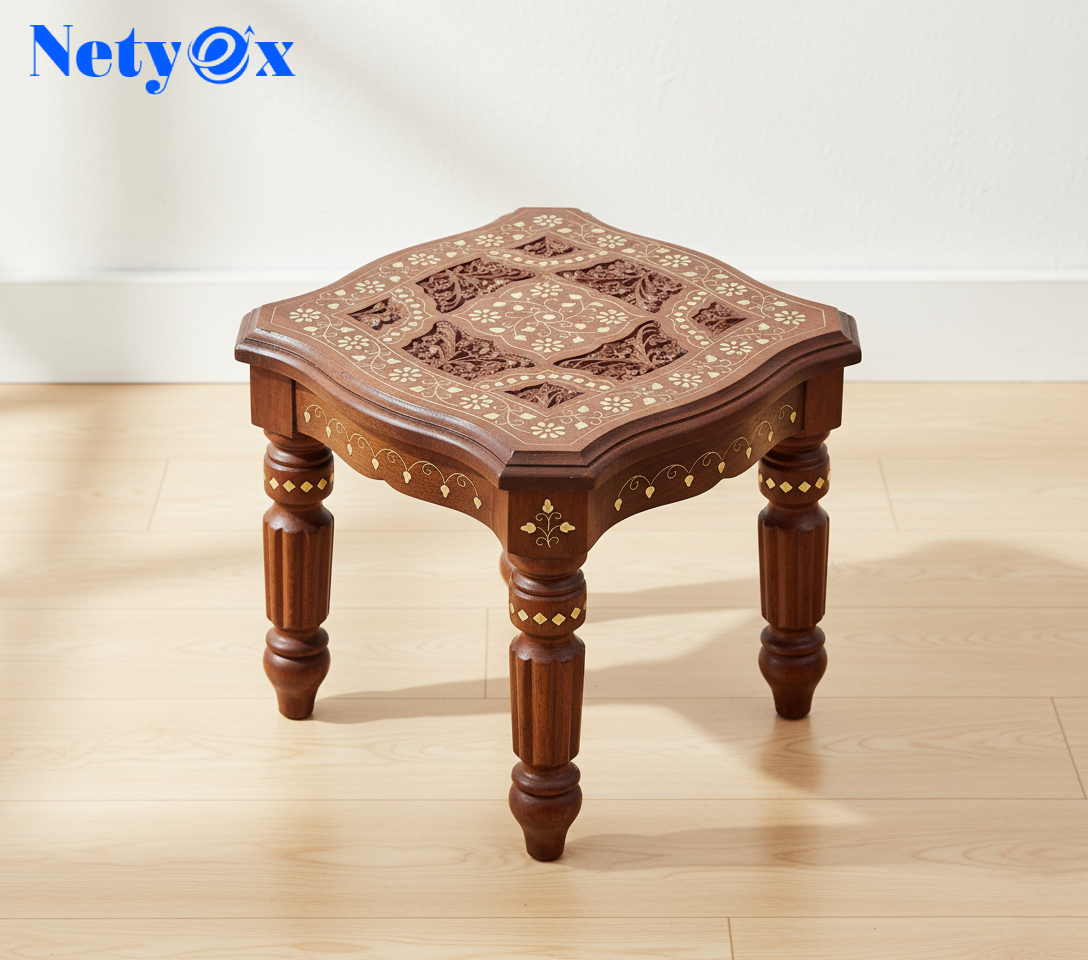 Wooden Side Table End Table Plant Stand Stool Furniture Table