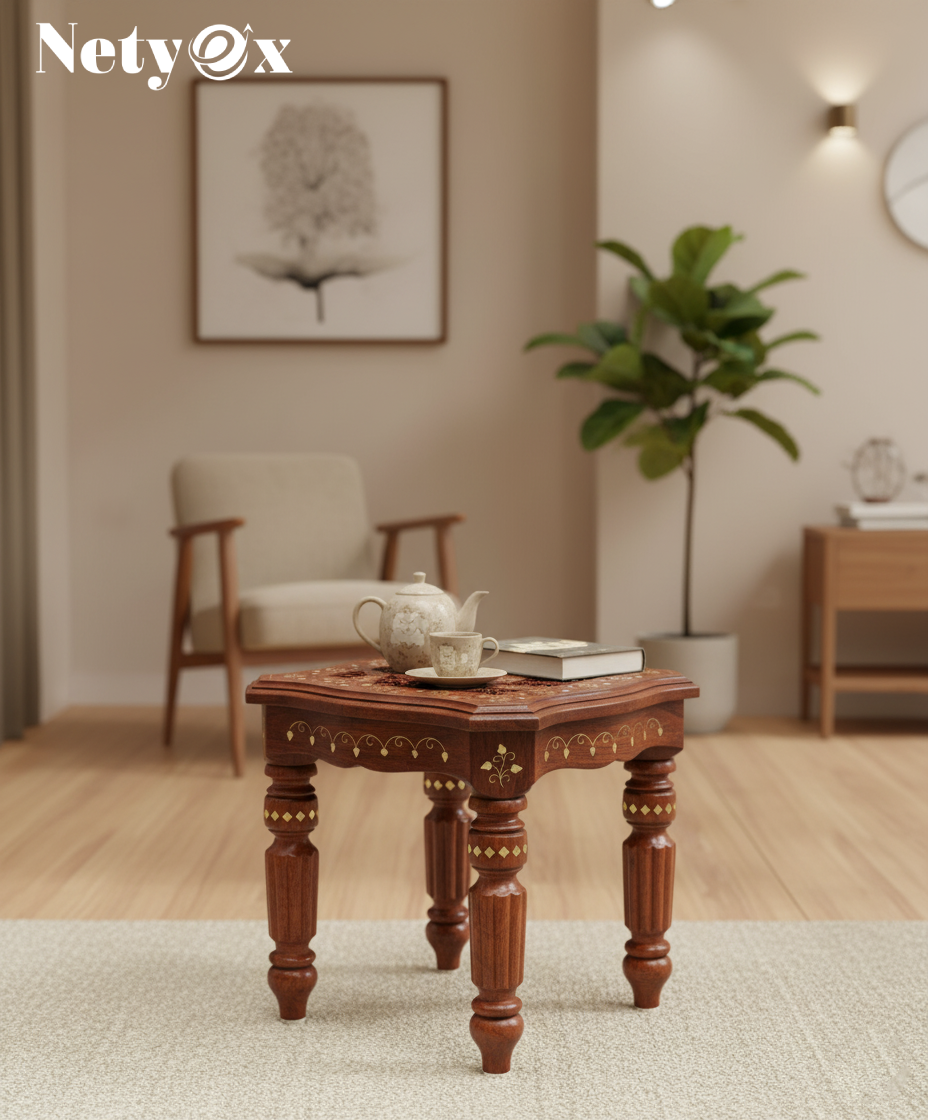 Wooden Side Table End Table Plant Stand Stool Furniture Table