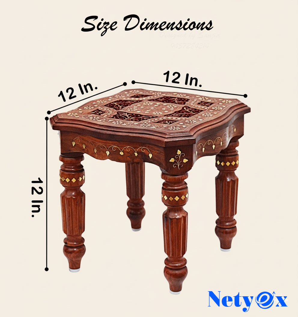 Wooden Side Table End Table Plant Stand Stool Furniture Table