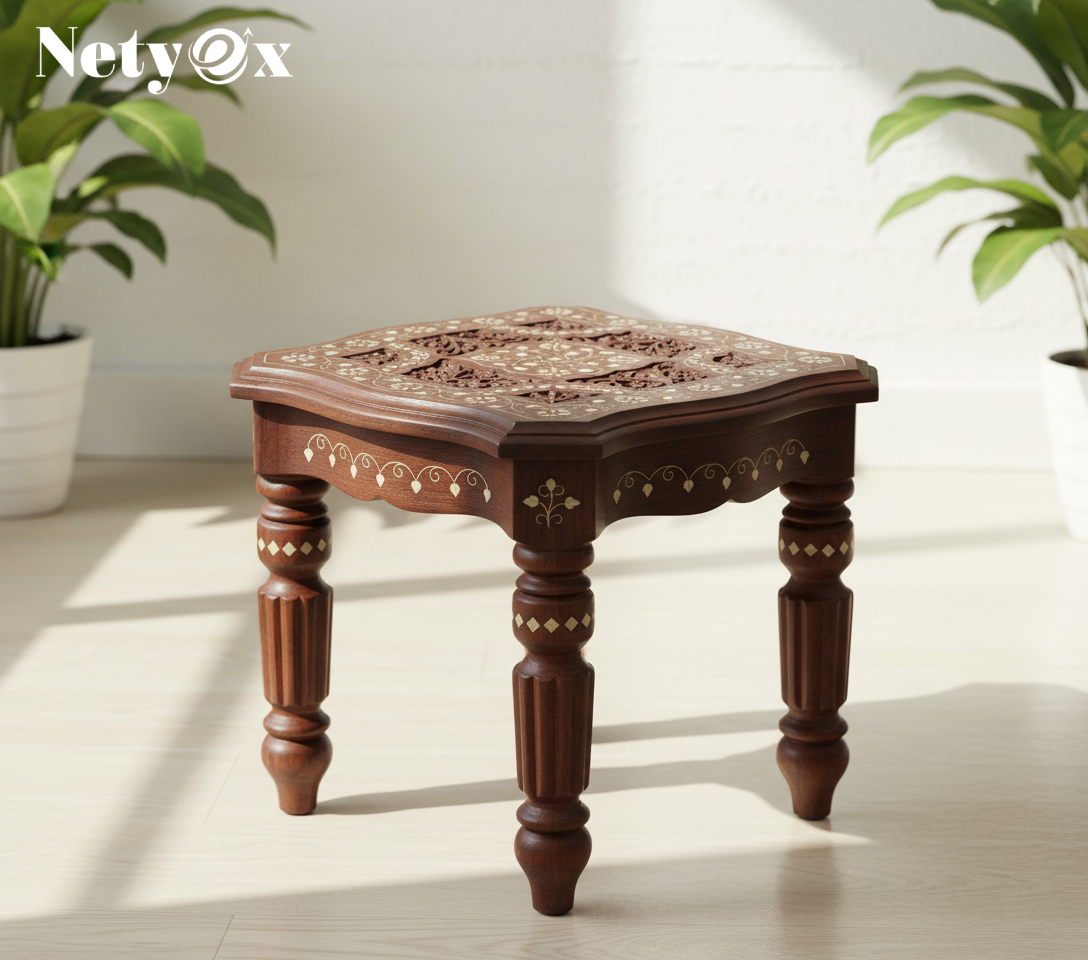 Wooden Side Table End Table Plant Stand Stool Furniture Table