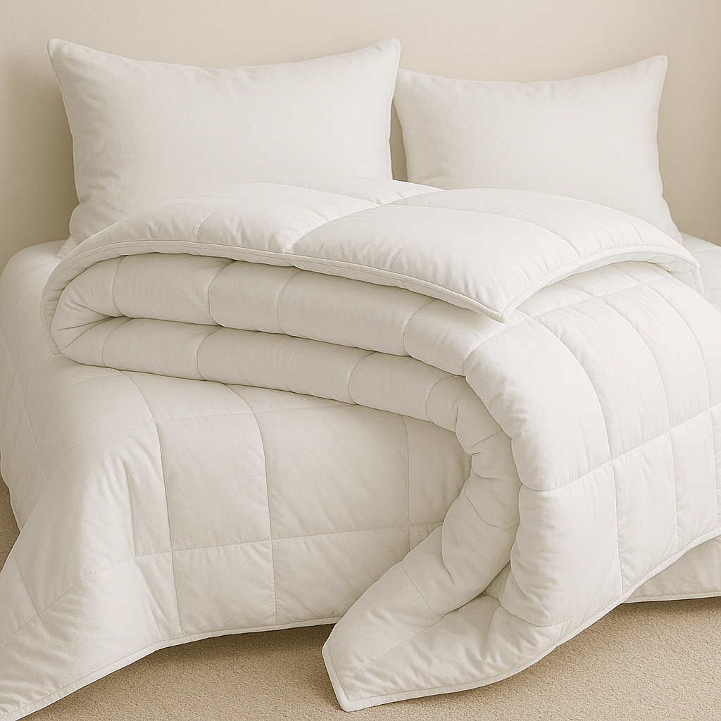 White Cotton King Duvet – Premium Hotel Collection | Made in India