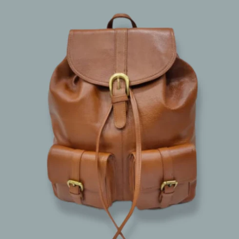 Executive Genuine Leather Backpack