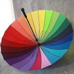 Large Rainbow Umbrella
