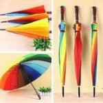 Large Rainbow Umbrella