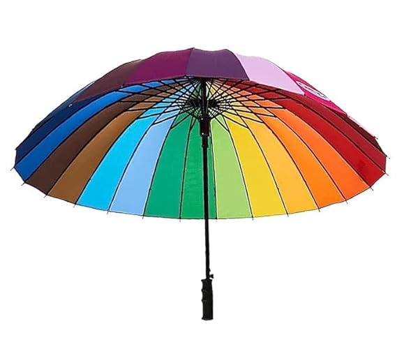 Large Rainbow Umbrella
