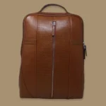 Luxury Full-Grain Leather Backpack