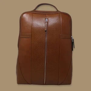 Luxury Full-Grain Leather Backpack