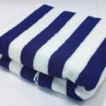 Premium Large Cotton Pool & Beach Towel – 450 GSM, Soft & Absorbent (Beige)