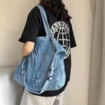 Shoulder Bag for Women Denim Crossbody Hobo Bag