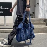 Shoulder Bag for Women Denim Crossbody Hobo Bag
