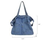 Shoulder Bag for Women Denim Crossbody Hobo Bag